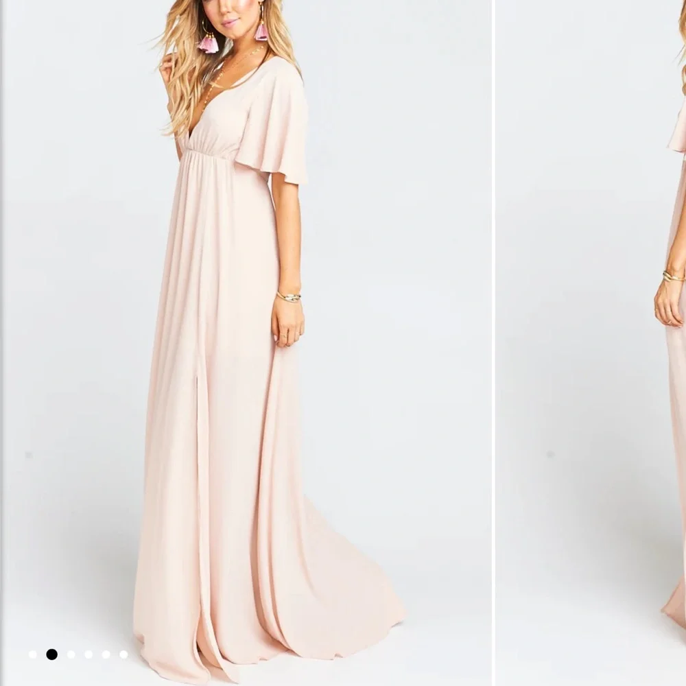 Show me your mumu Faye Flutter Maxi Dress NWT - Picture 3 of 4